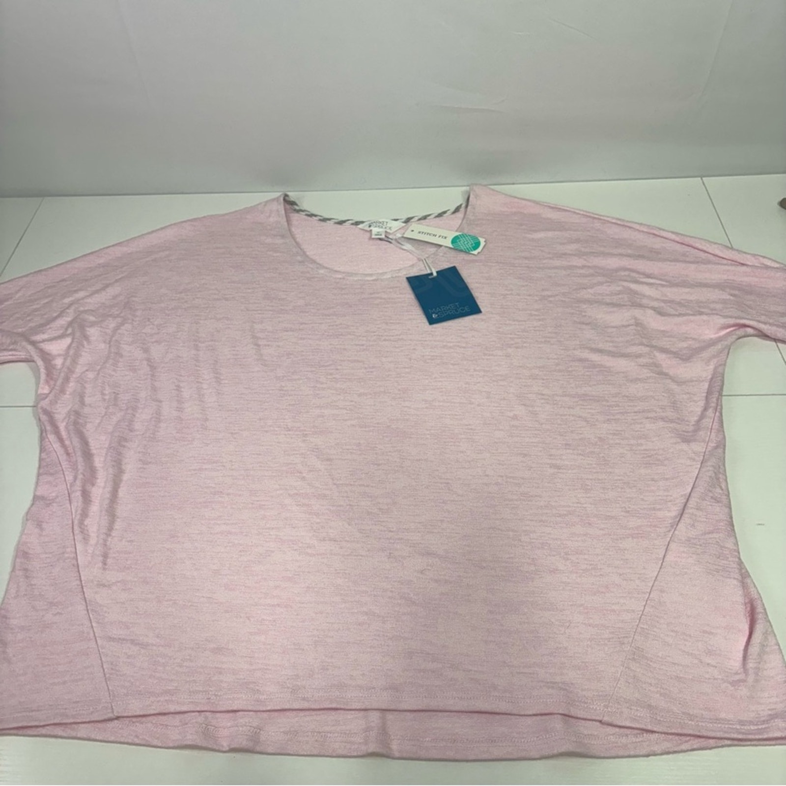 Nwt Market & Spruce Light Pink Light Weight Tunic Top Size Xxl Xx0969 — image 3 of 8